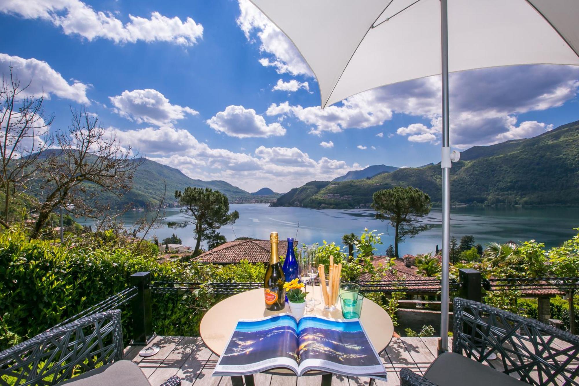 Morcote Magic View - Happy Rentals Extérieur photo